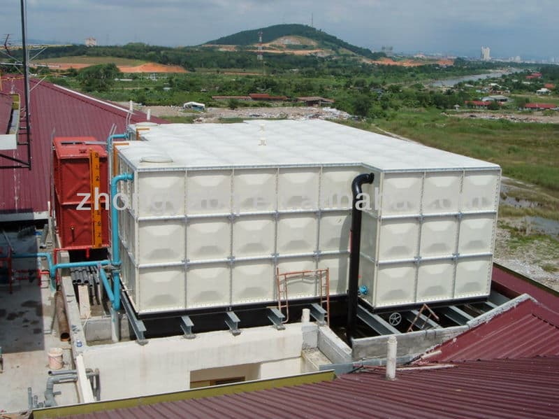 FRP sectional water tank